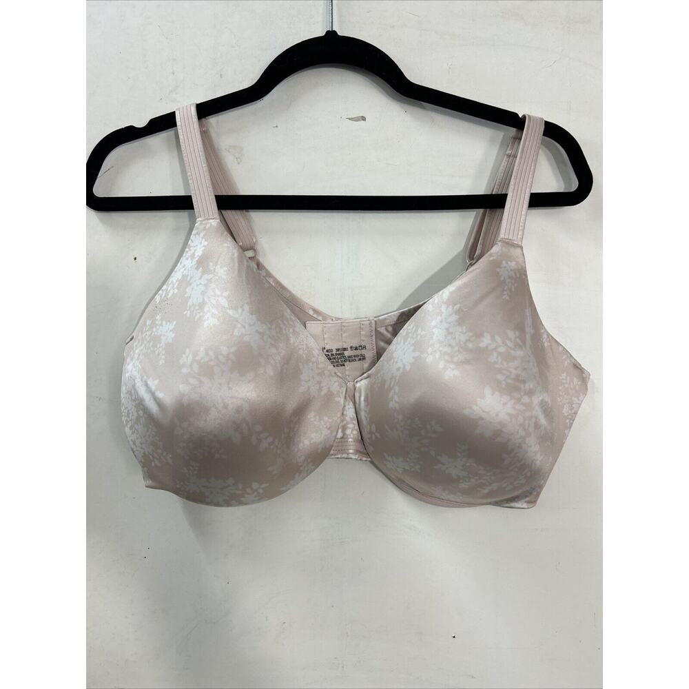 Bali Underwire Bra One Smooth U 3W11 Size 40DD Floral Smoothing‎ Concealing Sexy
